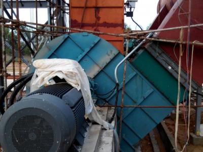 脫硫風(fēng)機(jī)安裝現(xiàn)場(chǎng)